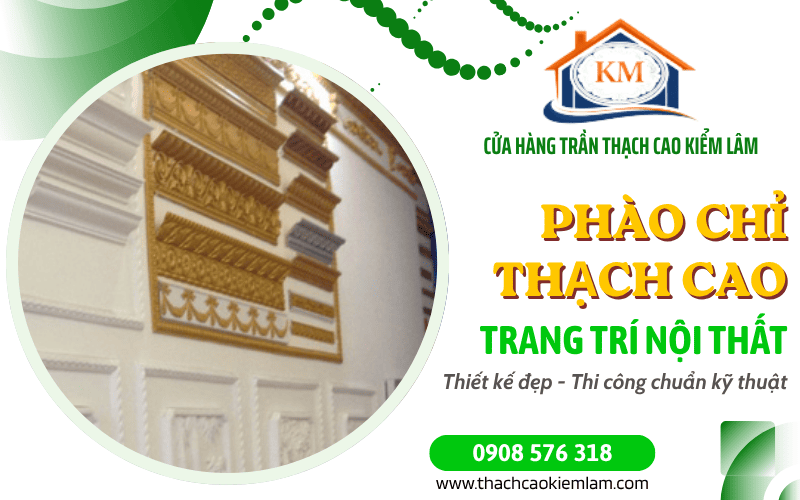 phào chỉ thạch cao