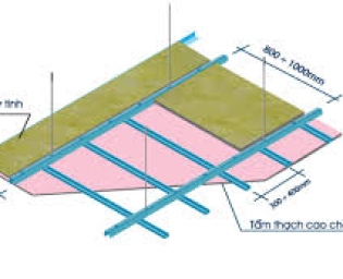 Trần chìm chống cháy ZincaZincaPro